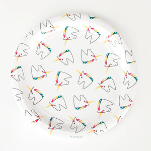 Paper Plates - Unicorn